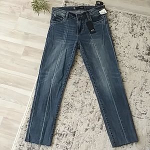 KUT FROM THE KLOTH | Catherine ankle straight leg jean | raw hem | 2